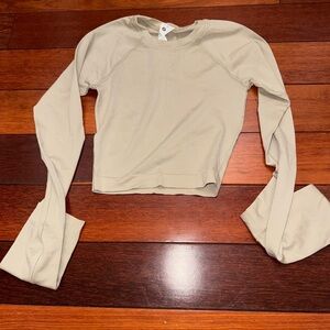 Lululemon swift tech long Sleeve Beige